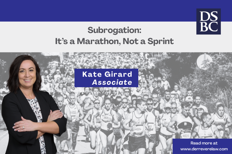 Subrogation: It’s a Marathon, Not a Sprint